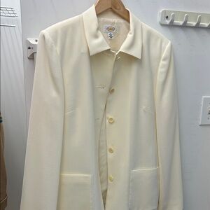 Talbots Cream Blazer